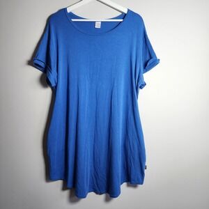 DWELLING‎ APPAREL Winslow 2.0 Bamboo Dress Womens Medium Blue Pockets Canada